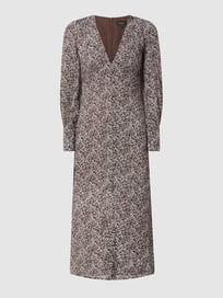Jurk van viscose, model 'Holly' van Bardot Grijs / zwart - 38