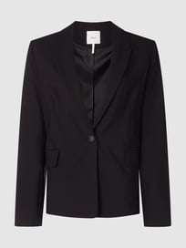 Blazer met reverskraag van s.Oliver BLACK LABEL Grijs / zwart - 20