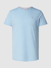 T-Shirt mit Label-Stitching von Tommy Jeans Blau / Türkis - 36