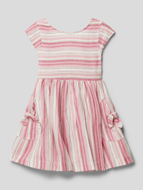 Jurk met streepmotief van Mayoral Roze - 6
