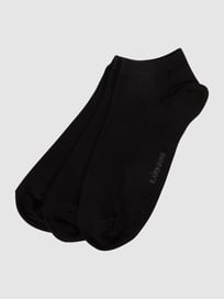Sneakersocken mit Stretch-Anteil im 3er-Pack von Björn Borg Grau / Schwarz - 20