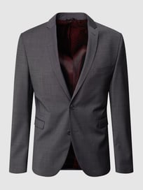 Super Slim Fit 2-Knopf-Sakko mit Stretch-Anteil Modell 'Cipuletti' von Cinque Grau / Schwarz - 47