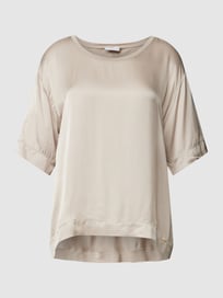 T-Shirt mit Label-Detail Modell 'ANKA' von Cinque Weiß - 3