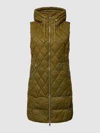 Steppweste mit Kapuze Modell 'Quilted' von s.Oliver RED LABEL Grün - 35
