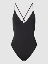 Badpak met V-hals, model 'SOL SEARCHER ONE PIECE' van Billabong Grijs / zwart - 20