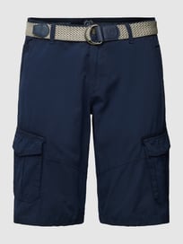 Cargobroek met steekzakken opzij, model 'GARMENT' van Lerros Blauw / turquoise - 25