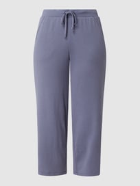 Cropped Lounge-Hose mit Stretch-Anteil  von Esprit Blau / Türkis - 27