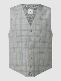 Weste aus Leinenmischung Modell 'Dino' von Atelier Torino Grün - 46