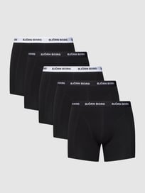 Pants mit elastischem Bund im 5er-Pack von Björn Borg Grau / Schwarz - 46