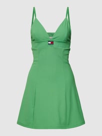 Mini-jurk met labeldetail van Tommy Jeans Groen - 21