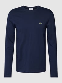 Longsleeve mit Logo-Stitching von Lacoste Blau / Türkis - 9