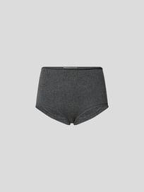 High Waist Slip aus Kaschmirmischung von Extreme Cashmere Grau / Schwarz - 21