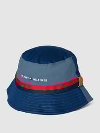 Bucket Hat mit Label-Stitching von Tommy Hilfiger Blau / Türkis - 2