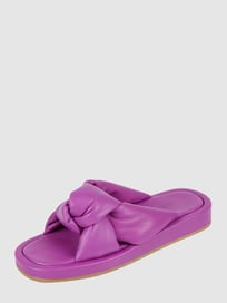 Pantolette aus Leder von INUOVO Lila - 10