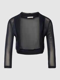 Bolero mit semitransparentem Design von Jake*s Cocktail Blau / Türkis - 2