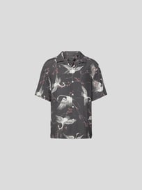 Freizeithemd mit Allover-Muster von Rag & Bone Grau / Schwarz - 9