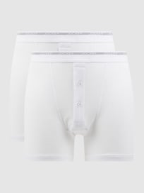 Trunks aus Baumwolle im 2er-Pack  von Jockey Weiß - 12