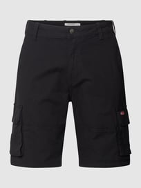 Korte cargobroek met labeldetail van REVIEW Grijs / zwart - 12