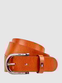 Leren ceintuur met doornsluiting van Tommy Hilfiger Bruin - 21