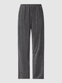 Joggingbroek met effectgaren, model 'Rely' van Vila Grijs / zwart - 19