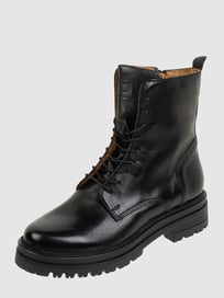 Boots van leer, model 'Citania' van Cinque Grijs / zwart - 33