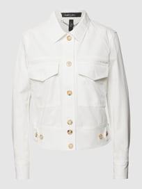 Blazer met tailleband van Marc Cain Wit - 38
