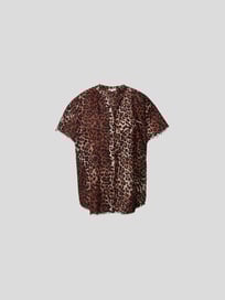 Pyjama-Oberteil mit Animal-Print von Love Stories Braun - 32