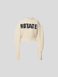 Pullover mit Label-Print von ROTATE BIRGER CHRISTENSEN Weiß - 13