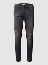 Stone Washed Slim Fit Jeans  von Only & Sons Grau / Schwarz - 26