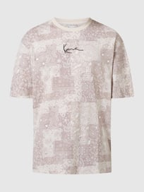 T-Shirt mit Paisley-Muster  von KARL KANI Weiß - 22