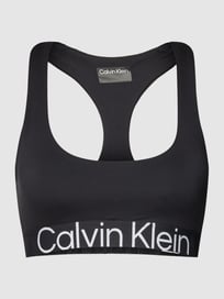 Bustier met racerback, model 'Medium Support Sport' van Calvin Klein Performance Grijs / zwart - 8