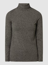 Longsleeve mit Rollkragen von Montego Grau / Schwarz - 10