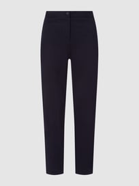 Stoffen broek van viscosemix van Christian Berg Woman Blauw / turquoise - 11