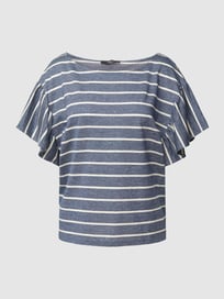 T-shirt met volantmouwen, model 'PAVIA' van Weekend Max Mara Blauw / turquoise - 22