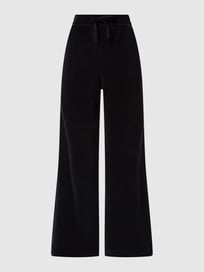 Wide leg fluwelen broek met steekzakken  van Tom Tailor Denim Grijs / zwart - 6