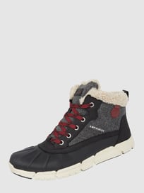 Boots met teddybont, model 'Flexyper' van Geox Grijs / zwart - 1