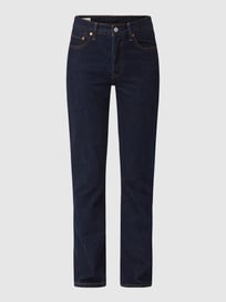 Straight Fit Jeans aus Baumwolle Modell '501' von Levi's® 300 Blau / Türkis - 14