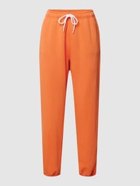 Sweatpants met labelstitching, model 'ANKLE-ATHLET' van Polo Ralph Lauren Oranje - 31