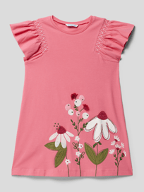 Jurk met volantmouwen van Mayoral Roze - 18