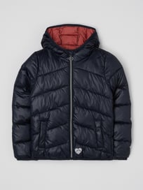 Steppjacke mit Kapuze von s.Oliver RED LABEL Blau / Türkis - 24