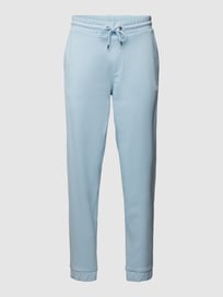 Sweathose mit Label-Print Modell 'Lamont' von BOSS Blau / Türkis - 4