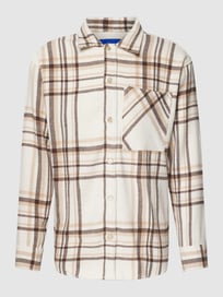 Freizeithemd mit Allover-Muster Modell 'JORDENNIS' von Jack & Jones Weiß - 25