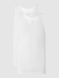 Tanktop mit Stretch-Anteil im 2er-Pack  von Schiesser Weiß - 16
