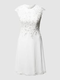 Brautkleid mit Zierborten von Luxuar Weiß - 24