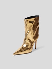 Stiefeletten in Glanz-Optik von Alexandre Vauthier Gelb - 1