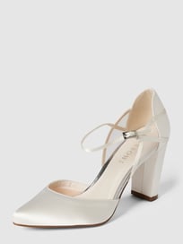 Pumps met doornsluiting, model 'JACKI' van Rainbow Club Wit - 6