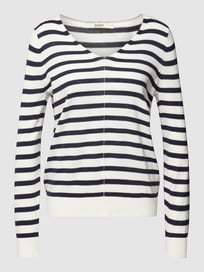Gebreide pullover met streepmotief van Esprit Blauw / turquoise - 18