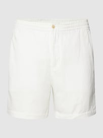 Korte broek met labelstitching, model 'PREPSTERS' van Polo Ralph Lauren Wit - 21