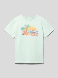 T-Shirt mit Rundhalsausschnitt Modell 'LOW TIDE' von Rip Curl Grün - 45