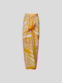 Wickelrock mit grafischem Muster von Emilio Pucci Orange - 24